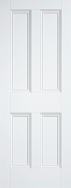 Internal White Primed Malton Nostalgia 4 Panel Solid Core Door